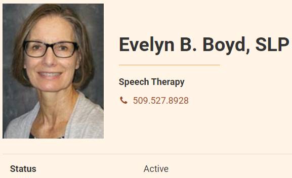 Evelyn B. Boyd, SLP