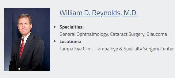Tampa eye clinic Doctors