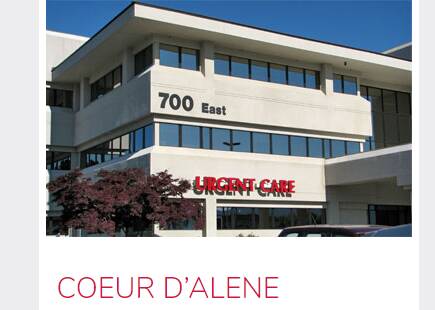 Kootenai urgent care Coeur D' Alene