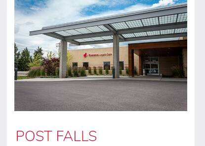 Kootenai urgent care Post-Falls
