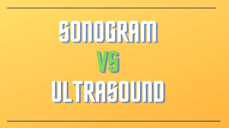 Sonogram Vs Ultrasound