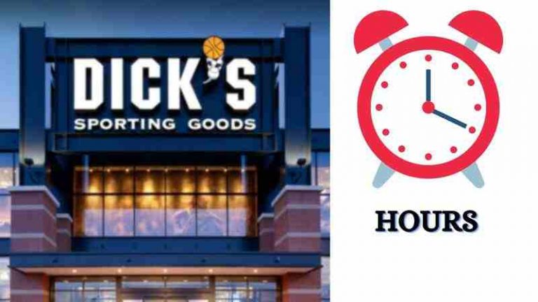 Dicks Store hours