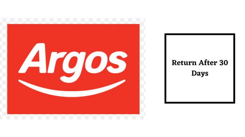 Argos Return Policy after 30 days