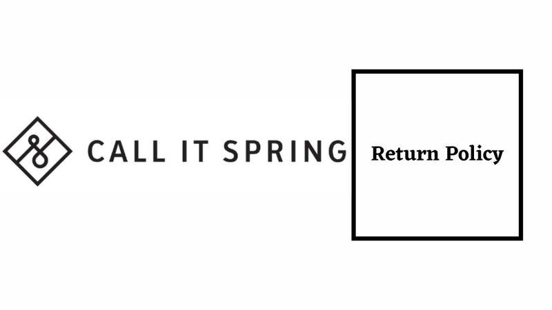 Call It Spring Return Policy