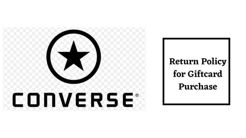 Converse Return Policy for gift return