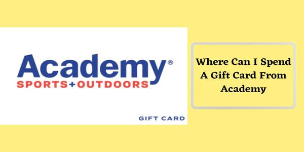 Academy Gift Card Balance (Spend)