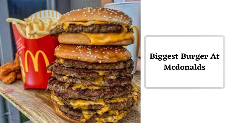 Biggest Burger At Mcdonalds