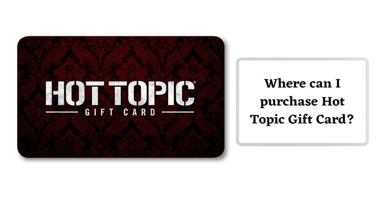 Can I use a Hot Topic Gift Card Online