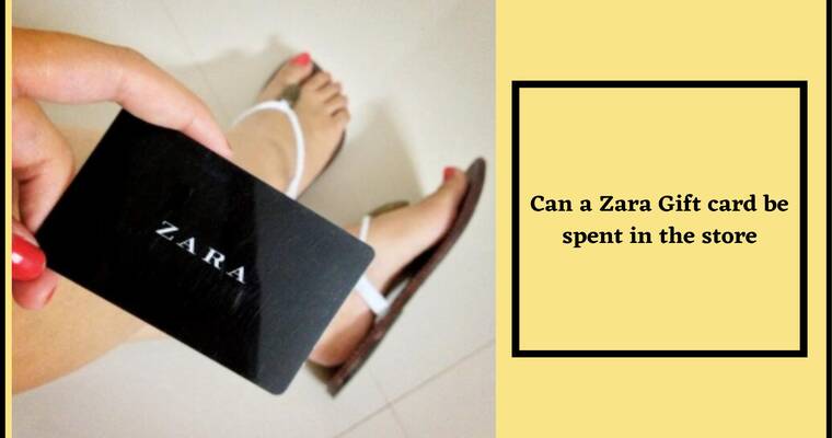 Can a Zara Gift card be spent in the store