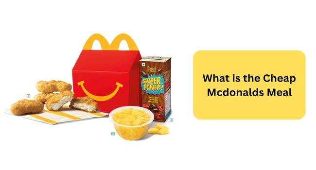Cheap McDonalds Meal (Happy Meal Day)
