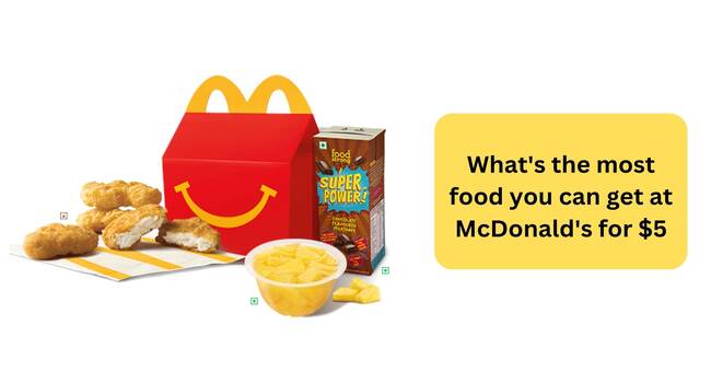 Cheap McDonalds Meal (Within $5)