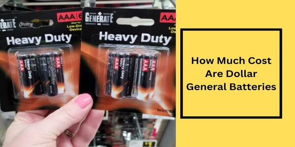 How Much Cost Are Dollar General Batteries