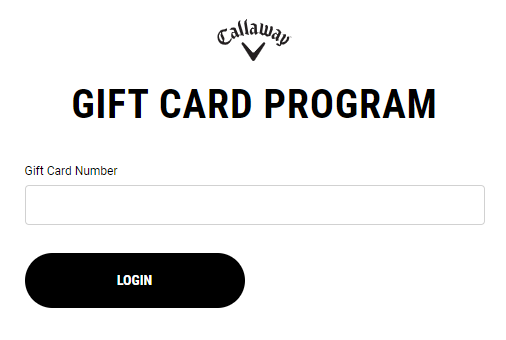 How to check Callaway Gift Card Balance