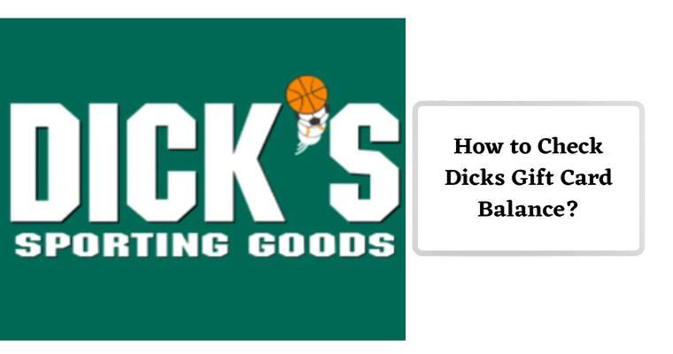 How to Check Dicks Gift Card Balance