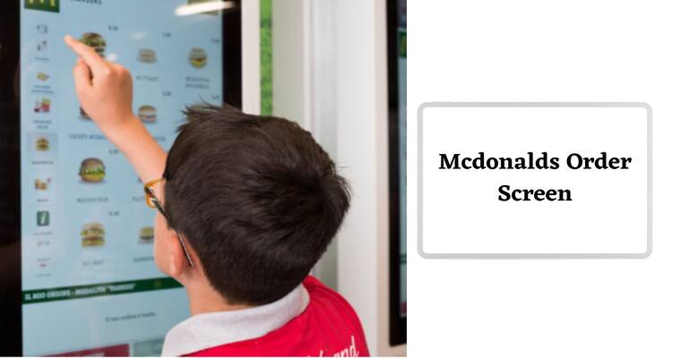 Mcdonalds Order Screen