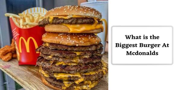 What is the Biggest Burger At Mcdonalds