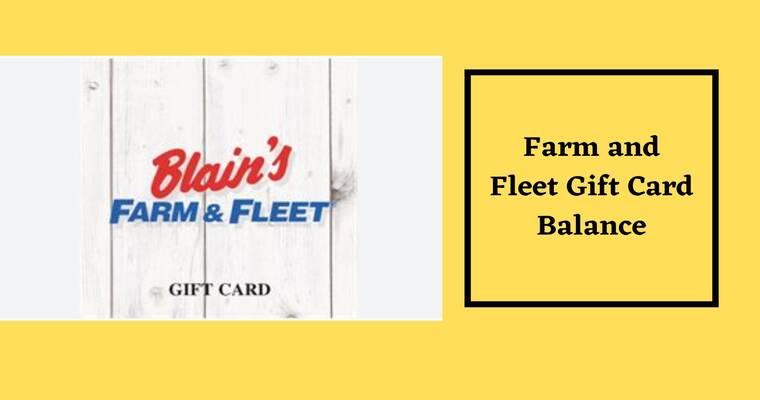 Farm and Fleet Gift Card Balance
