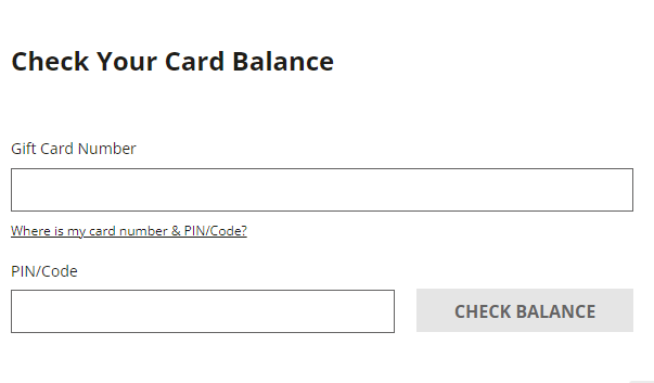 How do I check Cabelas Gift Card Balance