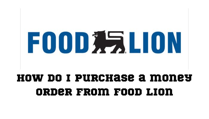 Food Lion Money Order 1