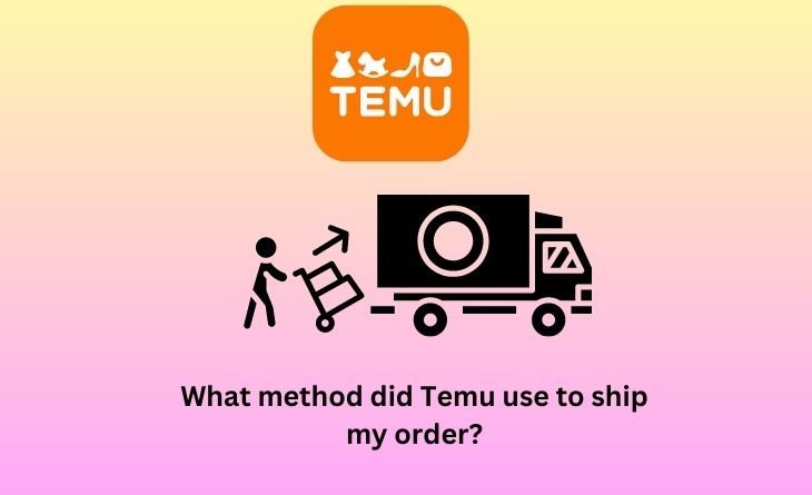 What method did Temu use to ship my order