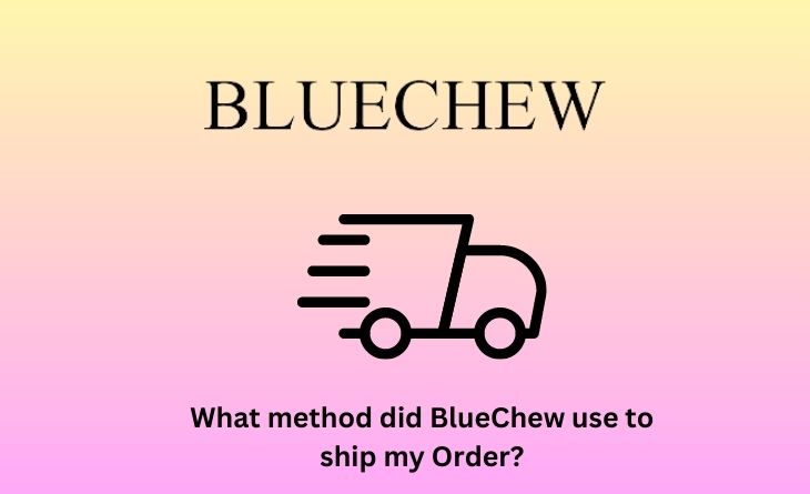 What method did BlueChew use to ship my Order