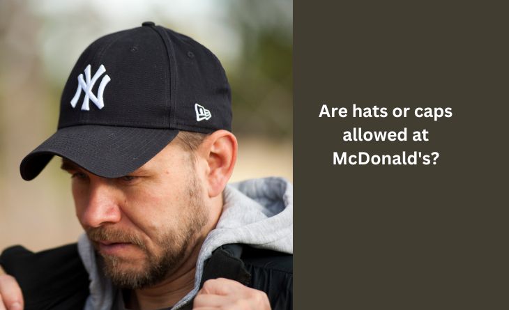 Are hats or caps allowed at McDonald's
