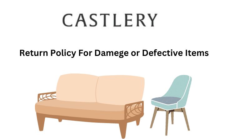Castlery Return Policy for defective items
